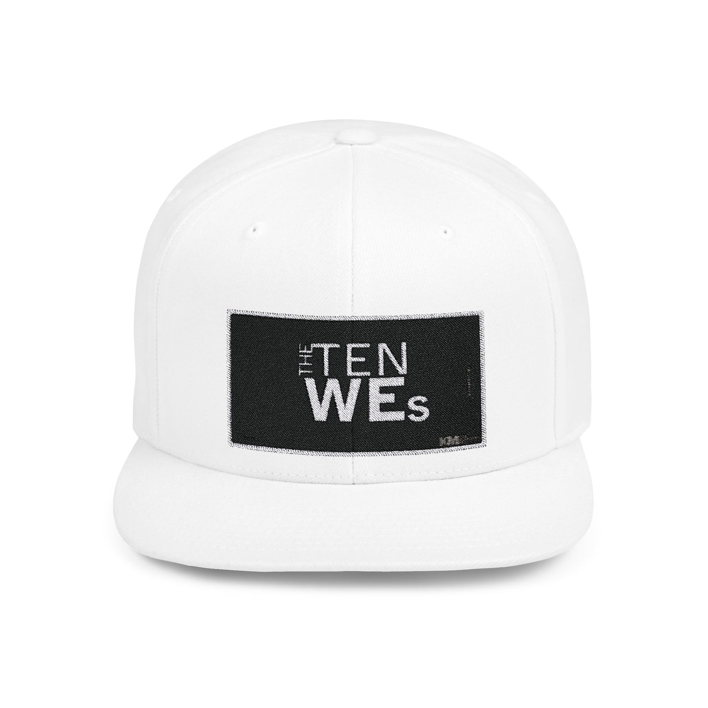 The TEN WEs Flat Bill Snapback (Embroidered)