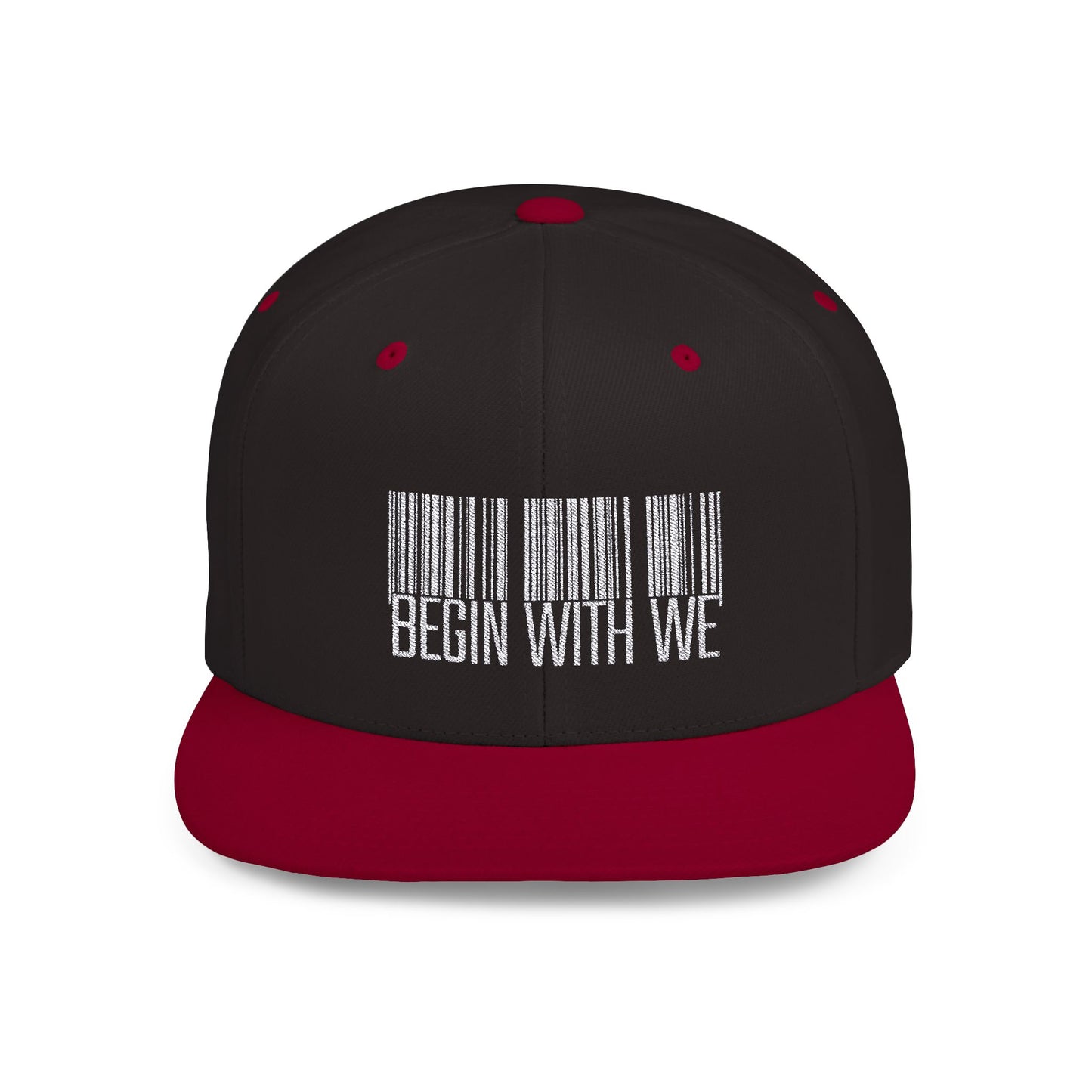Begin With WE UPC - Flat Bill Snapback (Embroidered)