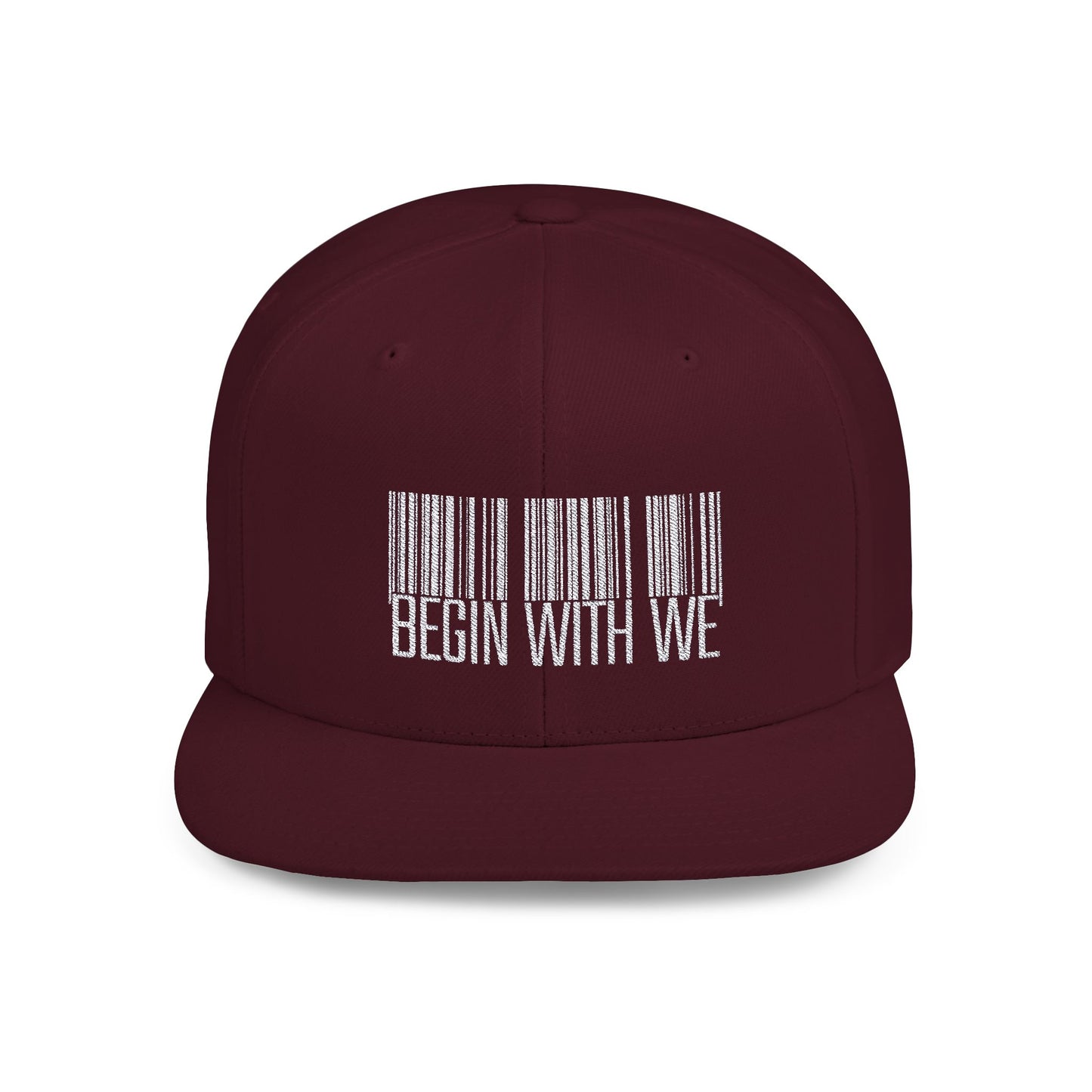 Begin With WE UPC - Flat Bill Snapback (Embroidered)