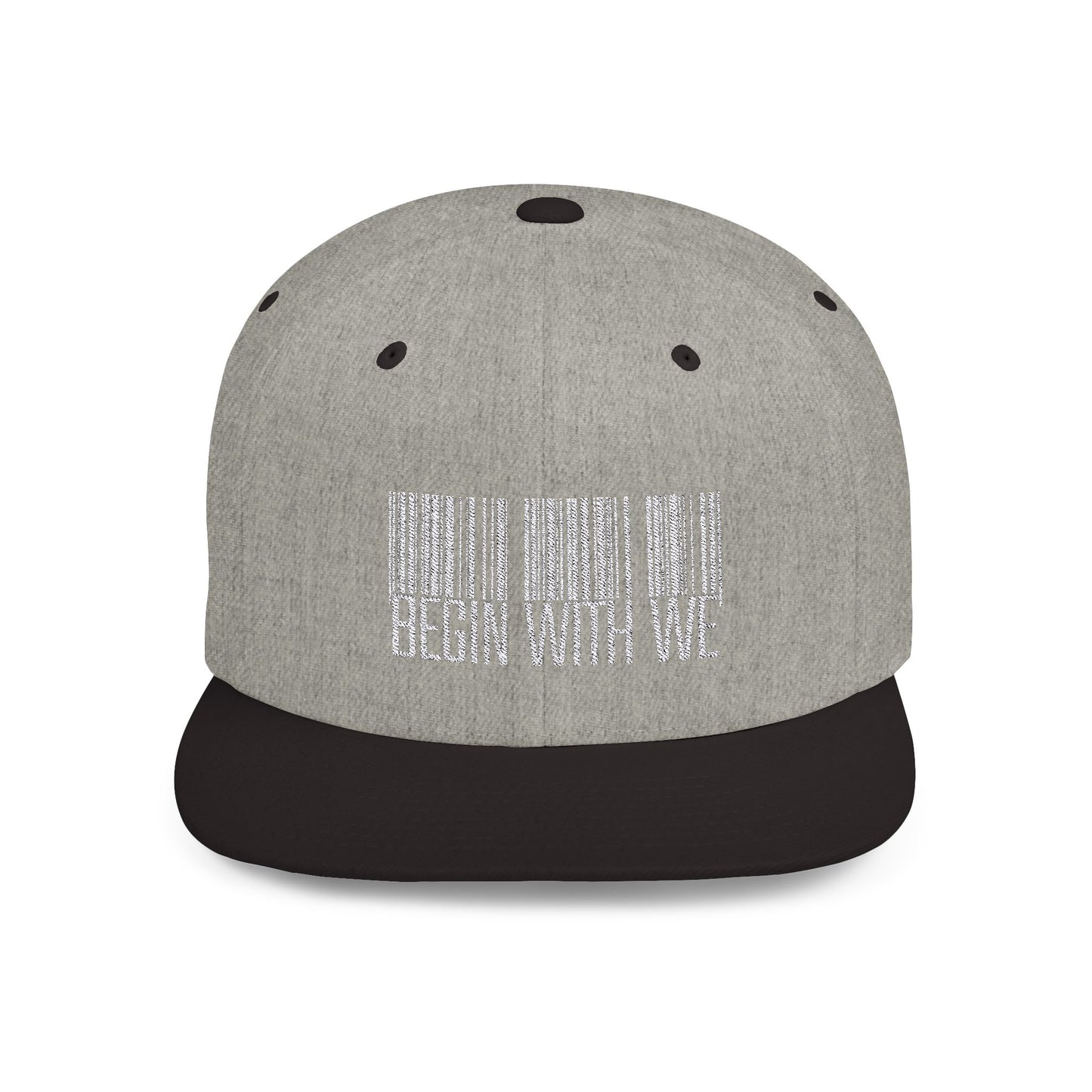 Begin With WE UPC - Flat Bill Snapback (Embroidered)