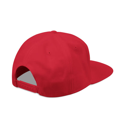 Embroidered 'LIVE' Urban Snapback Hat — Distressed Lettering Streetwear Cap