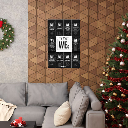 The 10 WEs - Matte Vertical Posters