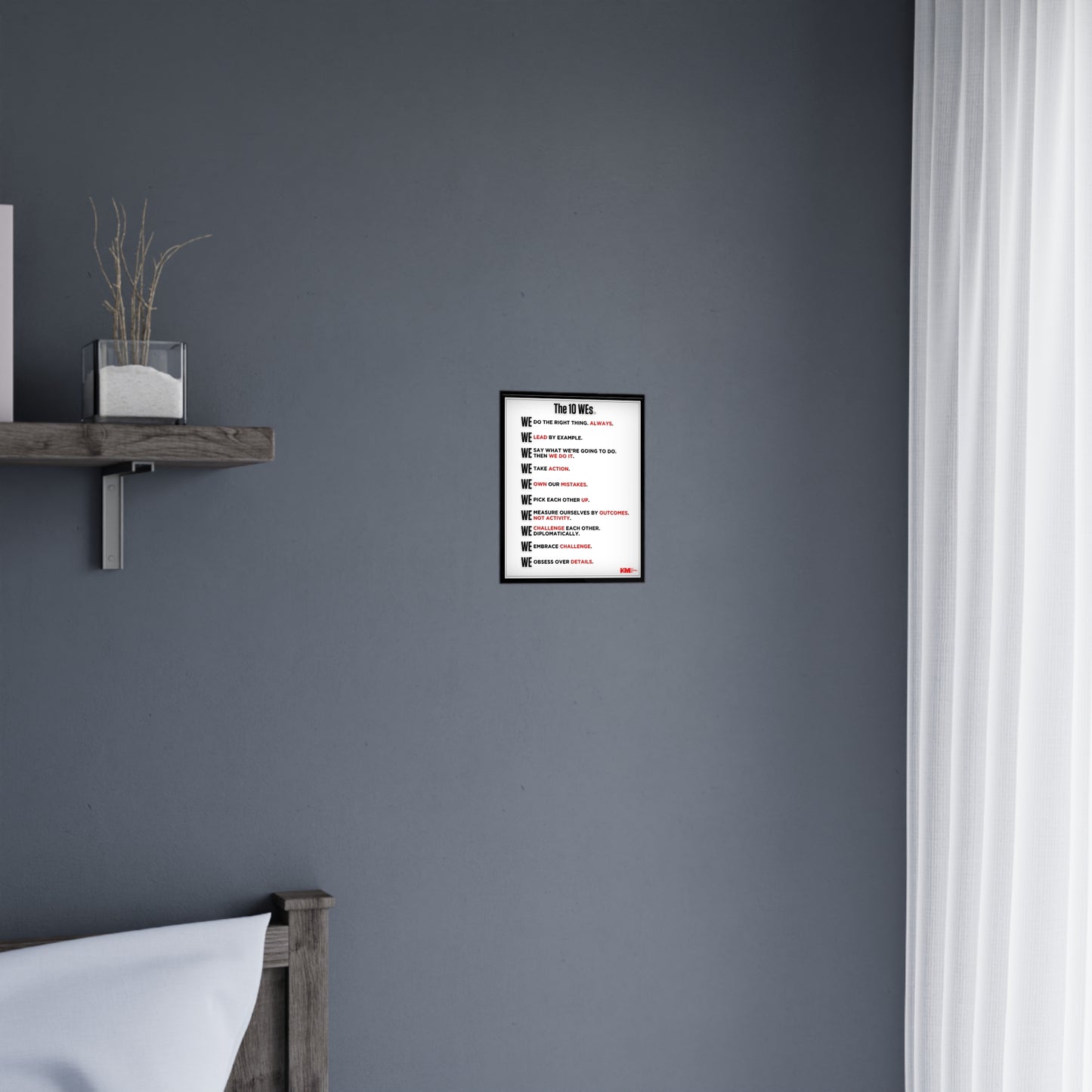 The 10 WEs Matte Poster (Unframed)